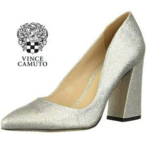 Glam Glitter Vince Camuto Block Heels